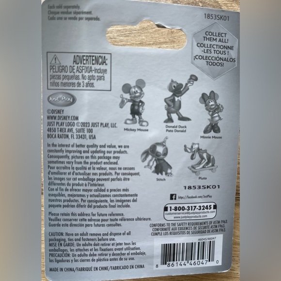 Disney 100 Anniversary Minnie Mouse Metallic Mini Figure Cake Topper 2.5” NIP - Picture 2 of 2